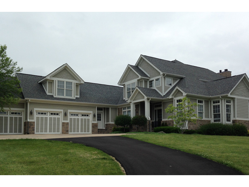Shingle House Plan Front Photo 01 - Stewart Point Luxury Home 011S-0032 - Shop House Plans and More