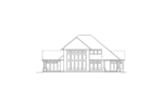 Shingle House Plan Rear Elevation - Stewart Point Luxury Home 011S-0032 - Shop House Plans and More