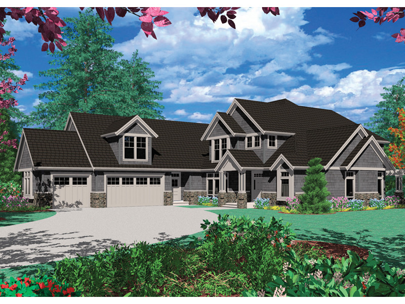 Westaire Hill Luxury Style Home Plan 011S-0033 - Shop House Plans and More