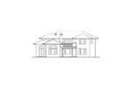 Luxury House Plan Rear Elevation - Vreeland Luxury Home 011S-0035 - Shop House Plans and More