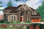Rustic House Plan Front of House 011S-0047