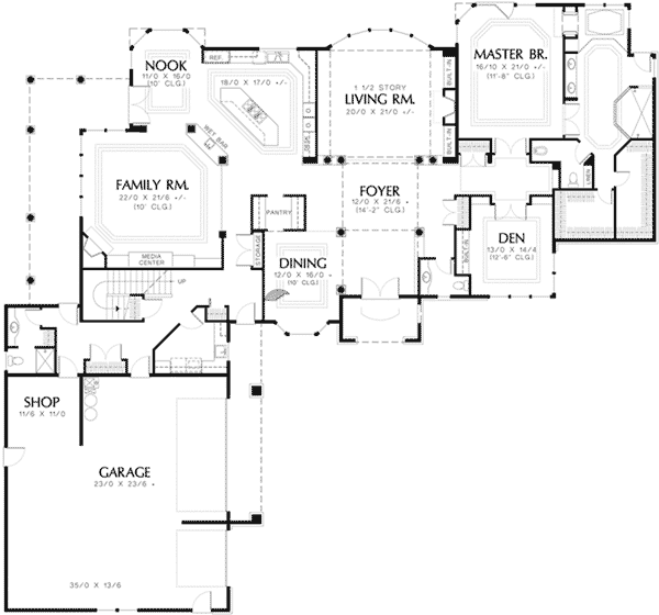 Pierce Luxury Home Plan 011S-0049 | House Plans and More