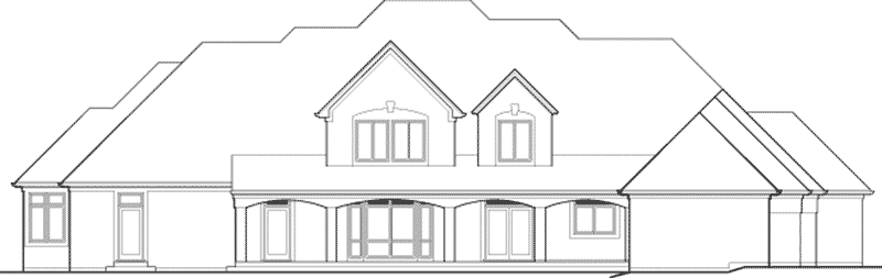 Luxury House Plan Front Elevation - 011S-0056 - Shop House Plans and More