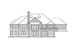 Ranch House Plan Rear Elevation - 011S-0069 - Shop House Plans and More