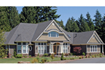 Luxury House Plan Front of House 011S-0073