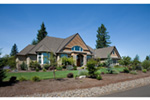 European House Plan Front Photo 08 - 011S-0073 - Shop House Plans and More