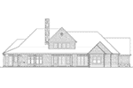 European House Plan Rear Elevation - 011S-0073 - Shop House Plans and More