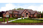 Traditional House Plan Front of House 011S-0076