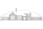 Traditional House Plan Rear Elevation - 011S-0076 - Shop House Plans and More