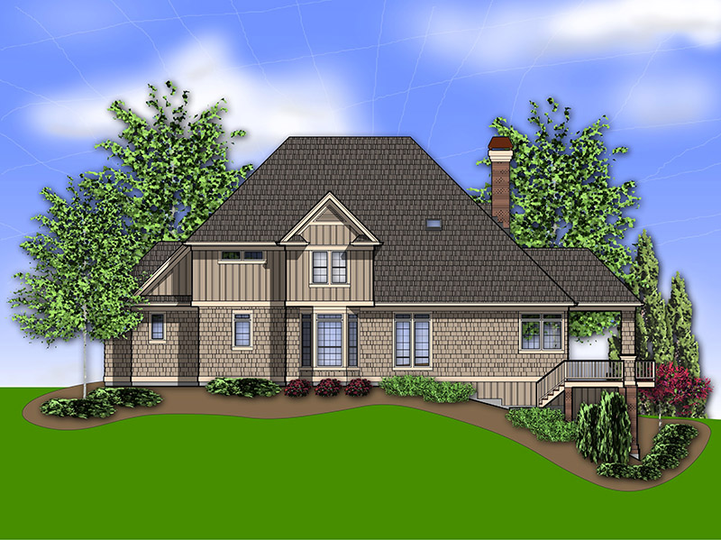 Luxury House Plan Color Image of House -  011S-0078 | House Plans and More