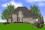Traditional House Plan Color Image of House - 011S-0078 - Shop House Plans and More