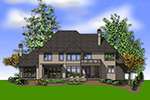 Country French House Plan Color Image of House - 011S-0079 - Shop House Plans and More