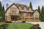Lake House Plan Front Image - 011S-0083 - Shop House Plans and More