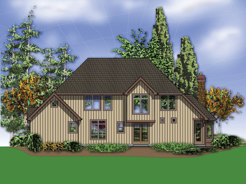 Lake House Plan Color Image of House - 011S-0083 - Shop House Plans and More