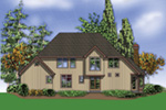 Lake House Plan Color Image of House - 011S-0083 - Shop House Plans and More
