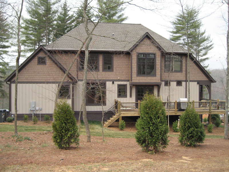 Lake House Plan Rear Photo 01 - 011S-0083 - Shop House Plans and More