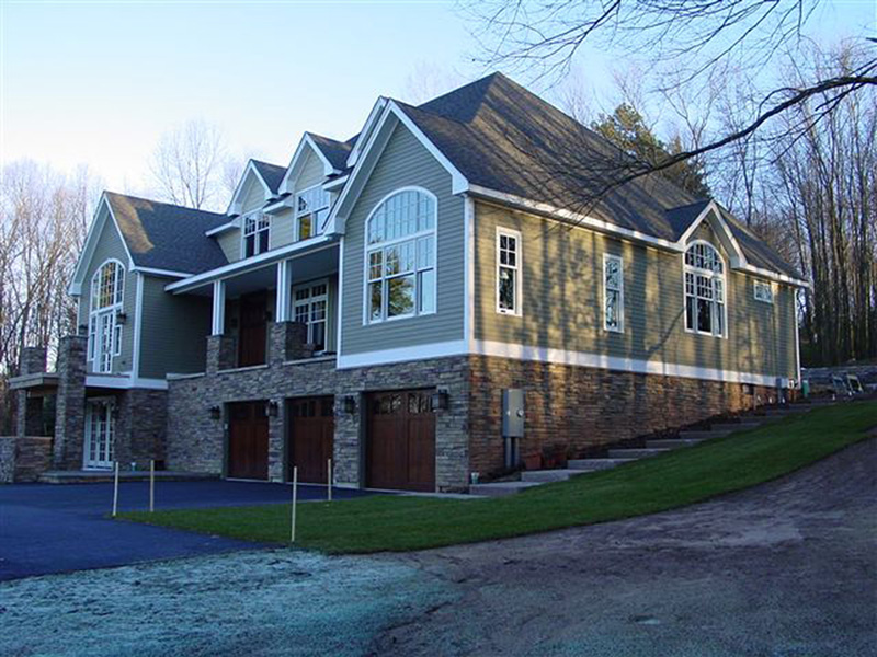 Lake House Plan Side View Photo 02 - 011S-0083 - Shop House Plans and More