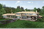 Modern House Plan Color Image of House - Demarco Luxury Prairie Home 011S-0085 - Search House Plans and More