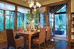 Luxury House Plan Dining Room Photo 01 - Patterson Pier Luxury Craftsman Home 011S-0087 - Shop House Plans and More