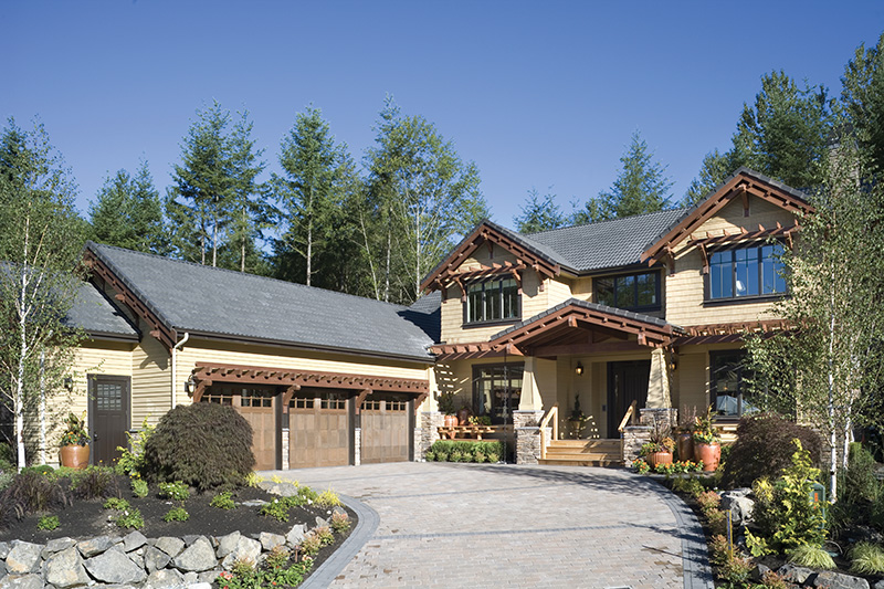 Luxury House Plan Front Photo 01 - Patterson Pier Luxury Craftsman Home 011S-0087 - Shop House Plans and More