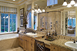 Luxury House Plan Master Bathroom Photo 01 - Patterson Pier Luxury Craftsman Home 011S-0087 - Shop House Plans and More