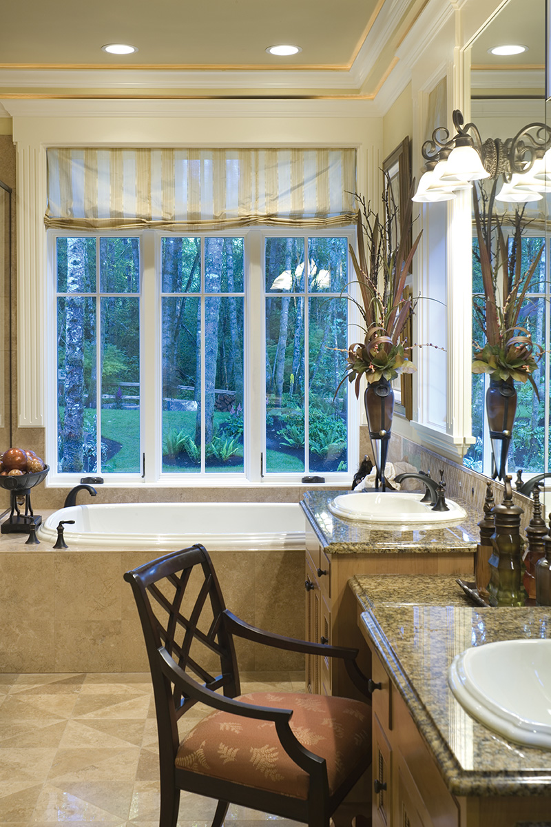 Luxury House Plan Master Bathroom Photo 03 - Patterson Pier Luxury Craftsman Home 011S-0087 - Shop House Plans and More