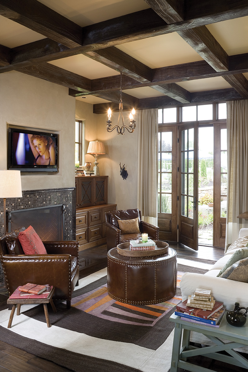 Sunbelt House Plan Family Room Photo 03 - DeMere European Home Home 011S-0088 - Search House Plans and More