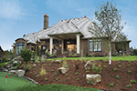 Sunbelt House Plan Rear Photo 01 - DeMere European Home Home 011S-0088 - Search House Plans and More