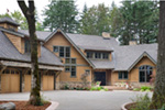 Rustic House Plan Front Photo 02 - Timber Creek Luxury Home 011S-0089 - Shop House Plans and More