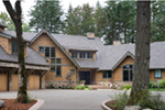 Rustic House Plan Front Photo 03 - Timber Creek Luxury Home 011S-0089 - Shop House Plans and More