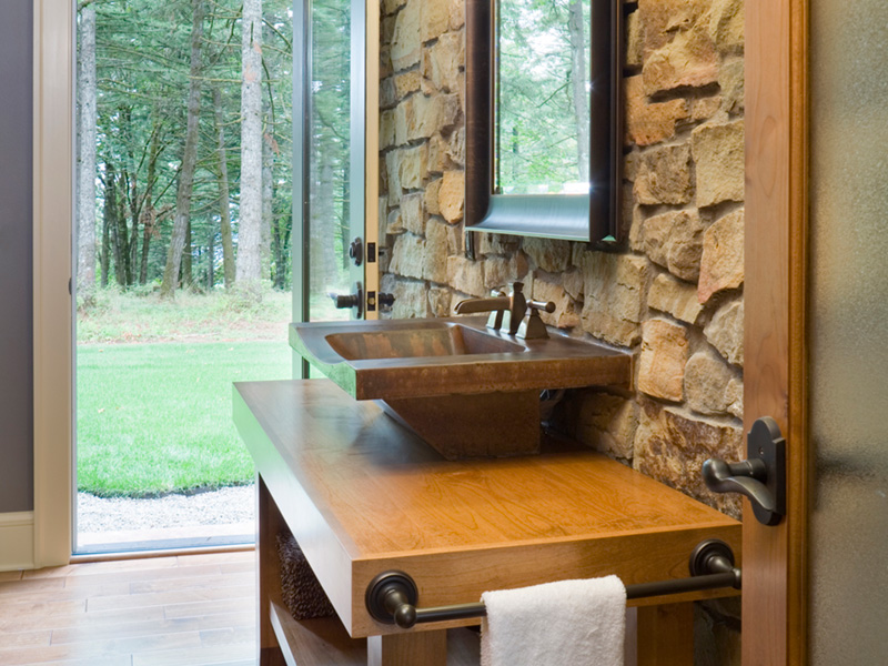 Rustic House Plan Kitchen Photo 02 - Timber Creek Luxury Home 011S-0089 - Shop House Plans and More