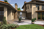 Italian House Plan Front Photo 04 - Perdana Luxury Modern Home 011S-0090 - Shop House Plans and More