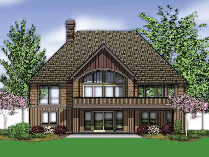Arts & Crafts House Plan Color Image of House - 011S-0102 - Shop House Plans and More