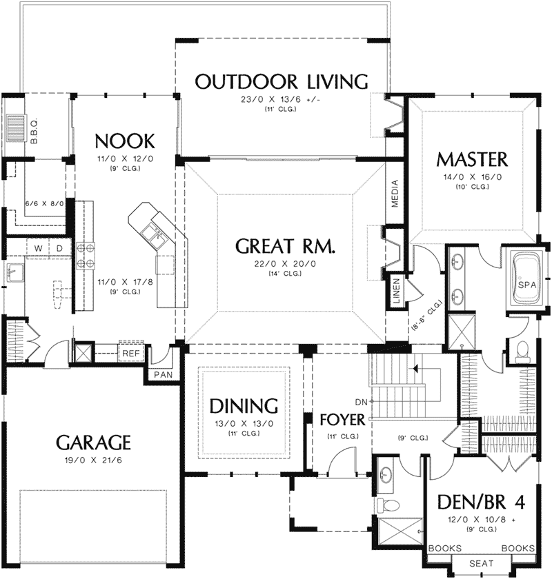 Lindley Bay European Home Plan 011S-0103 - Shop House Plans and More