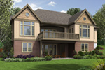Luxury House Plan Rear Photo 01 - Steinhoff Luxury European Home 011S-0106 - Shop House Plans and More