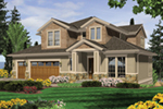 Shingle House Plan Front of Home - 011S-0134 - Shop House Plans and More