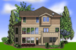 Shingle House Plan Color Image of House - 011S-0134 - Shop House Plans and More