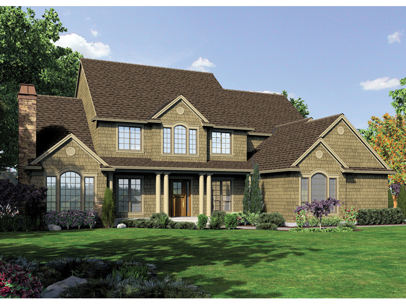 Traditional House Plan Front Image - 011S-0159 - Shop House Plans and More