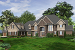 Traditional House Plan Front of House 011S-0175