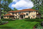 Southwestern House Plan Front of House 011S-0176