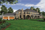 European House Plan Rear Photo 01 - 011S-0182 - Shop House Plans and More