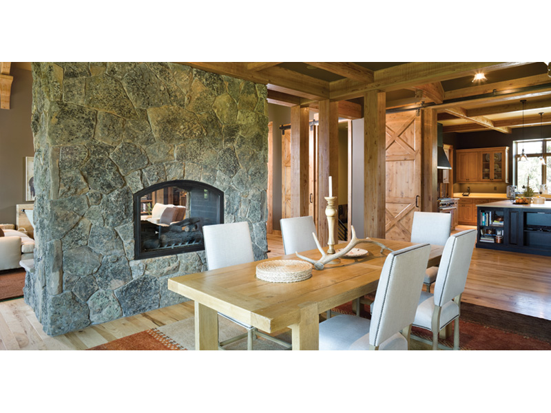 Southern House Plan Dining Room Photo 01 - Montelle Hill Luxury Home Plans with Two Master Suites