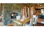 Southern House Plan Dining Room Photo 01 - Montelle Hill Luxury Home Plans with Two Master Suites