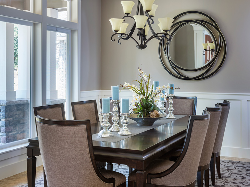 Craftsman House Plan Dining Room Photo 02 - Powers Hill Luxury Home 011S-0191 - Shop House Plans and More
