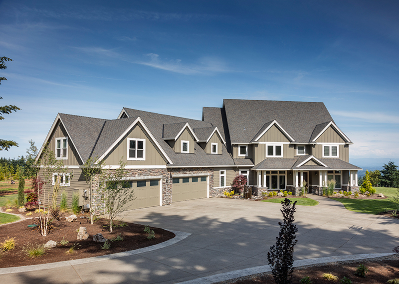 Craftsman House Plan Front of Home - Powers Hill Luxury Home 011S-0191 - Shop House Plans and More