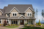 Craftsman House Plan Front Photo 06 - Powers Hill Luxury Home 011S-0191 - Shop House Plans and More