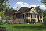 Country French House Plan Rear Photo 01 - 011S-0193 - Shop House Plans and More