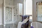European House Plan Master Bathroom Photo 01 - Rainier Bay Luxury Home 011S-0195 - Shop House Plans and More