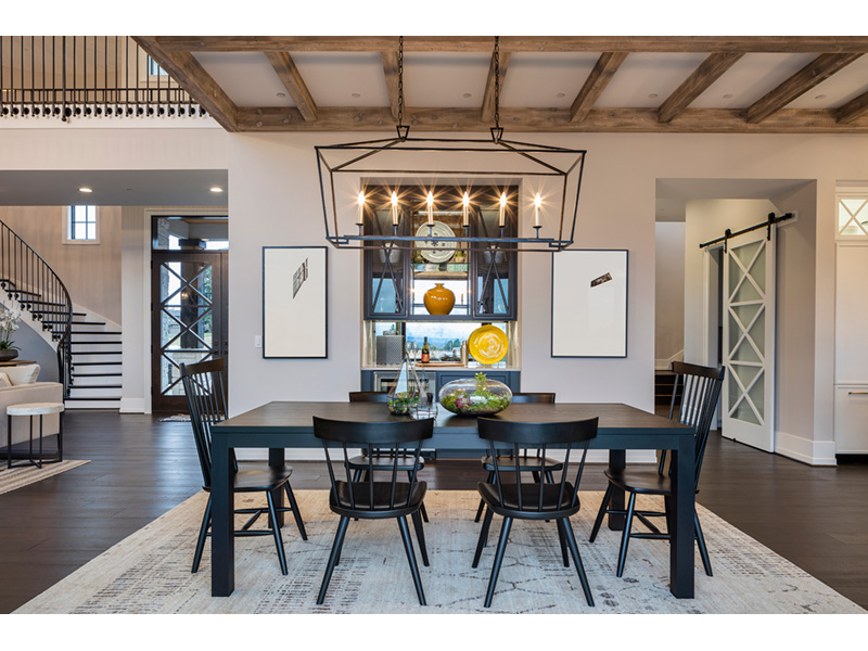 Luxury House Plan Dining Room Photo 02 - Asbury Park Luxury Home 011S-0196 - Search House Plans and More