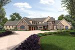 Luxury House Plan Front Image - Asbury Park Luxury Home 011S-0196 - Search House Plans and More